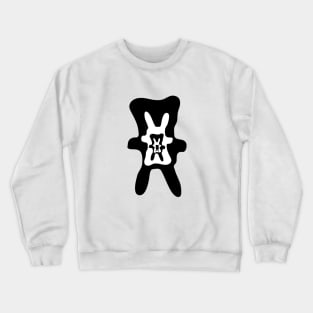 Epoh the Nomad - Black and White Inner Bunny Crewneck Sweatshirt